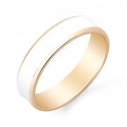 Кольца с эмалью Алмаз-Холдинг Обручальное кольцо из серебра с эмалью