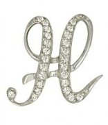 Подвески-буквы Подвеска буква из серебра с фианитом