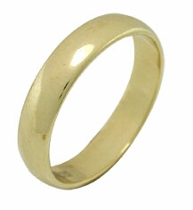 Обручальное  Кольцо из золота без вставок