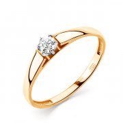Кольца помолвочные Алмаз-Холдинг Кольцо из золота с бриллиантами