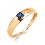 Тонкие кольца Алмаз-Холдинг Кольцо из золота с сапфиром