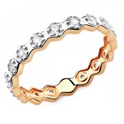 Кольца классические Алмаз-Холдинг Кольцо классическое из золота с фианитом