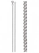 Панцирное Цепь из серебра с панцирным плетением