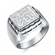 Кольца из серебра Алмаз-Холдинг Кольцо печатка из серебра с эмалью