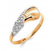Кольца с бриллиантами Алмаз-Холдинг Кольцо из золота с бриллиантами