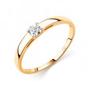 Тонкие кольца Алмаз-Холдинг Кольцо из золота с бриллиантами