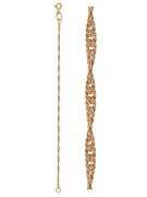 Браслеты-цепи Браслет из золота с панцирным плетением