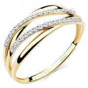 Кольца из желтого золота Алмаз-Холдинг Кольцо классическое из золота с бриллиантом