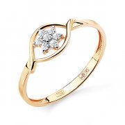  Кольцо из золота c бриллиантами