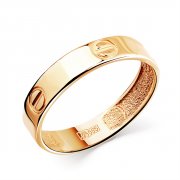 Тонкие кольца Алмаз-Холдинг Кольцо классическое из золота без вставок