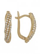 Серьги из красного золота Серьги классические