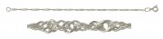 Браслеты-цепи Браслет из серебра с панцирным плетением